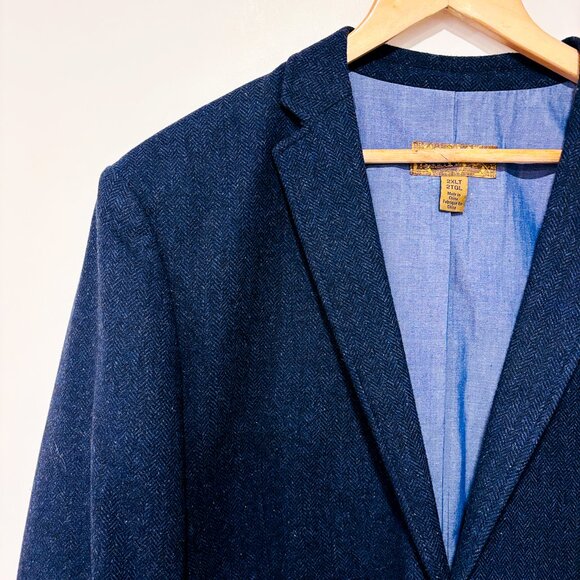 PRONTO UOMO Navy wool blend blazer | Classic tailored mens jacket | 2XL * - Picture 2 of 7